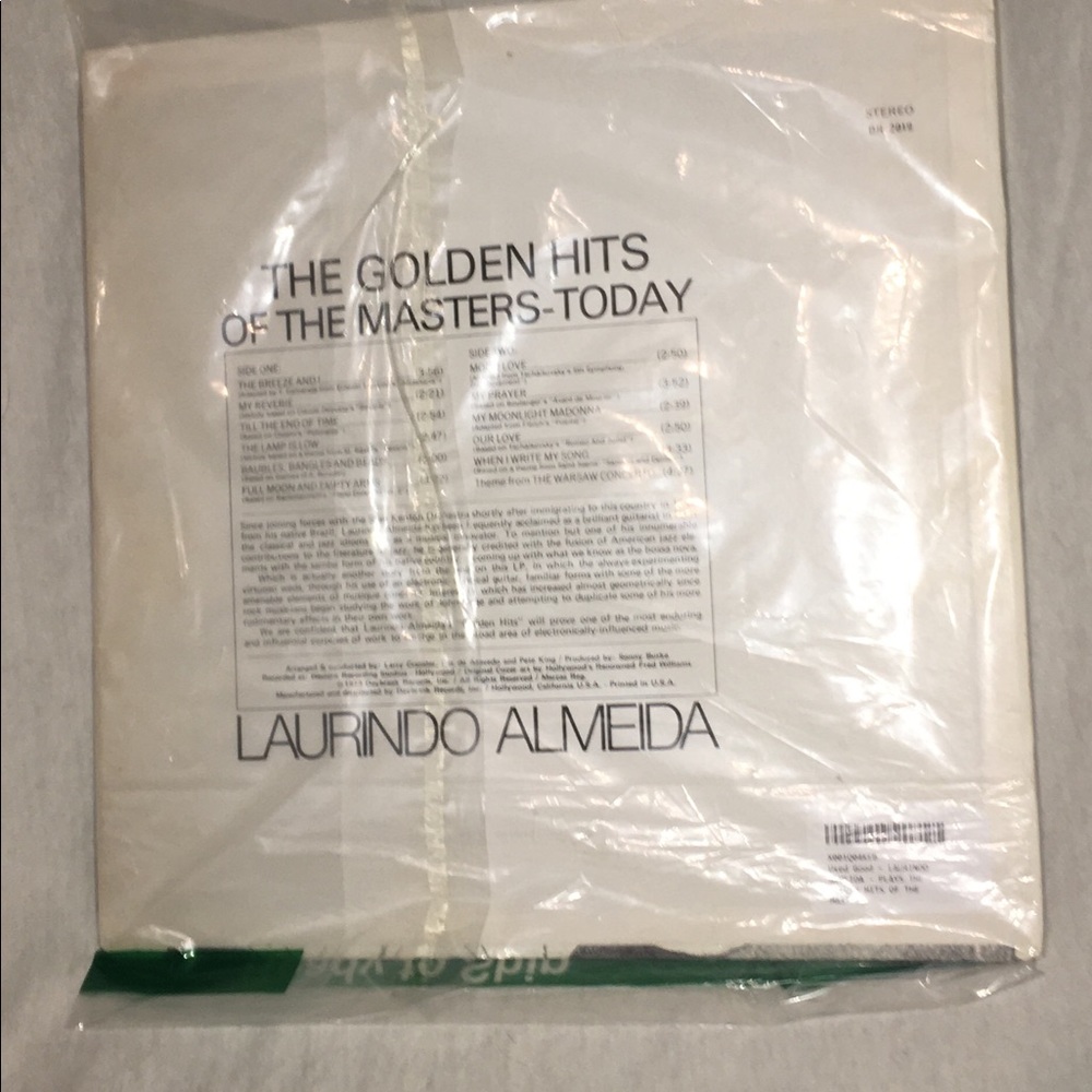 Laurindo Almeida Vinyl Record - Picture 2 of 2